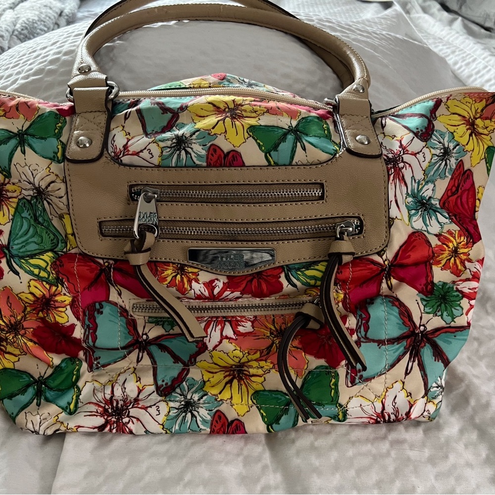 Tyler Rodman large summer print shoulder bag
